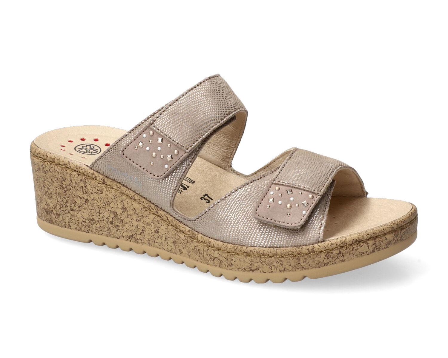 mules femme modèle Navina Taupe clair - Mephisto
